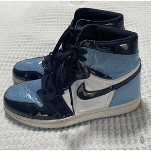 Nike Air Jordan 1 Retro High OG Men's Leather Athletic Shoes Size 6.5 Youth